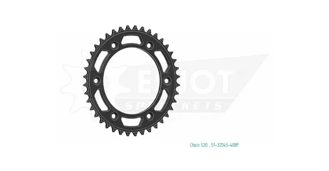 Produktbild Kettenrad 51-32045-40BP