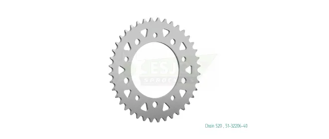 Produktbild Kettenrad 51-32206-40