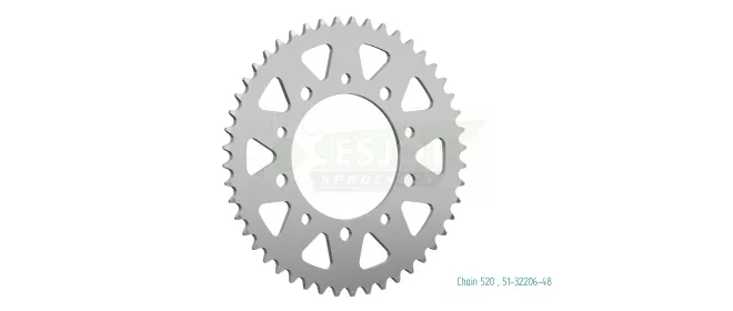 Produktbild Kettenrad 51-32206-48