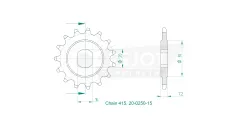 Produktzeichnung Ritzel 20-0250-15