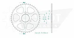 Produktzeichnung Kettenrad 50-13004-45