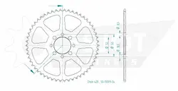 Produktzeichnung Kettenrad 50-13009-54