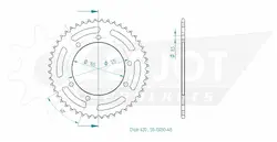 Produktzeichnung Kettenrad 50-13030-48