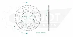 Produktzeichnung Kettenrad 50-13041-51