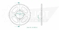 Produktzeichnung Kettenrad 50-15015-42