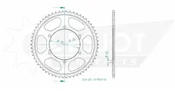 Produktzeichnung Kettenrad 50-15082-58