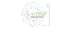 Produktzeichnung Kettenrad 50-15114-63