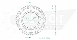 Produktzeichnung Kettenrad 50-29024-43
