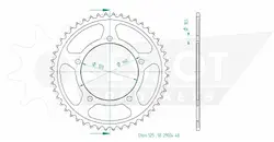 Produktzeichnung Kettenrad 50-29024-48