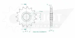 Produktzeichnung Ritzel 50-29028-15