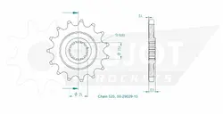 Produktzeichnung Ritzel 50-29029-15
