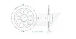 Produktzeichnung Kettenrad 50-29036-45