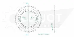 Produktzeichnung Kettenrad 50-32006-40