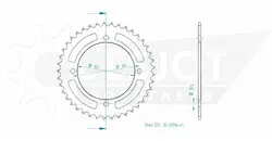 Produktzeichnung Kettenrad 50-32006-41