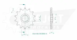 Produktzeichnung Ritzel 50-32045-14