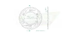 Produktzeichnung Kettenrad 50-32045-45LR