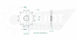Produktzeichnung Ritzel 50-32046-12