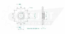 Produktzeichnung Ritzel 50-32051-14