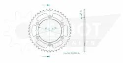 Produktzeichnung Kettenrad 50-32065-44