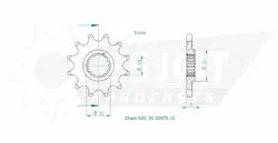 Produktzeichnung Ritzel 50-32070-12