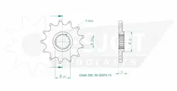 Produktzeichnung Ritzel 50-32070-13