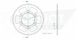 Produktzeichnung Kettenrad 50-32072-46
