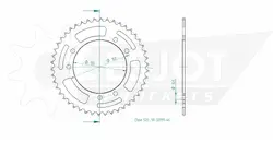 Produktzeichnung Kettenrad 50-32099-46