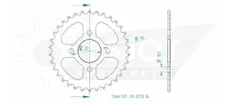 Produktzeichnung Kettenrad 50-32113-34