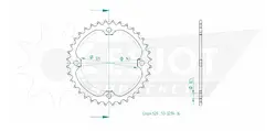Produktzeichnung Kettenrad 50-32114-36