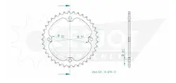 Produktzeichnung Kettenrad 50-32114-37