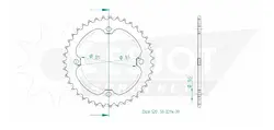 Produktzeichnung Kettenrad 50-32114-39