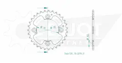 Produktzeichnung Kettenrad 50-32119-31