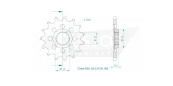 Produktzeichnung Ritzel 50-32129-15S