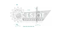 Produktzeichnung Ritzel 50-32192-14S