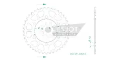 Produktzeichnung Kettenrad 50-32242-41