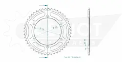 Produktzeichnung Kettenrad 50-35006-47
