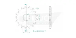 Produktzeichnung Ritzel 50-35009-17