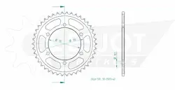 Produktzeichnung Kettenrad 50-35013-42