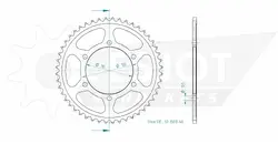 Produktzeichnung Kettenrad 50-35013-48