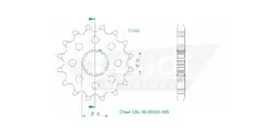 Produktzeichnung Ritzel 50-35030-16S