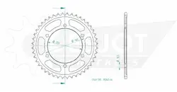 Produktzeichnung Kettenrad 50-35040-44