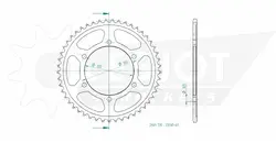 Produktzeichnung Kettenrad 50-35040-49