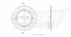 Produktzeichnung Kettenrad 50-35062-36