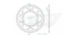 Produktzeichnung Kettenrad 51-32001-51