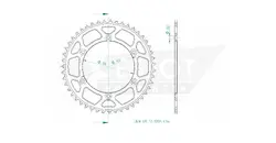Produktzeichnung Kettenrad 51-32024-47