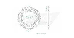Produktzeichnung Kettenrad 51-32045-40