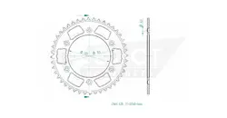 Produktzeichnung Kettenrad 51-32045-44