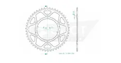 Produktzeichnung Kettenrad 51-32045-50