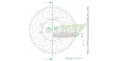 Produktzeichnung Kettenrad 51-32231-46