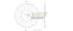 Produktzeichnung Kettenrad 51-32231-47
